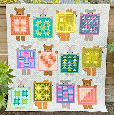 Show and Tell quilt by Elizabeth Hartman